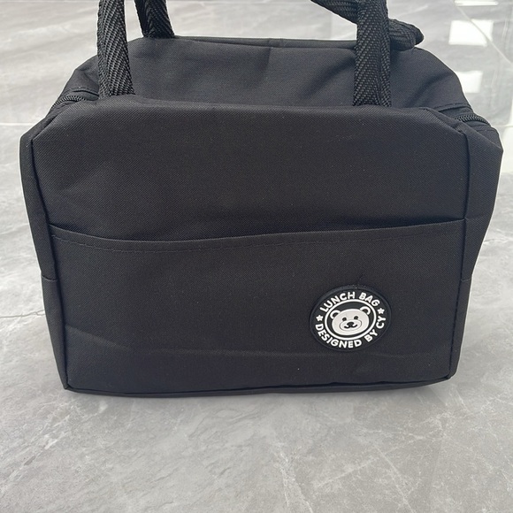 NWOT Monogrammed “R” Floral Insulated Lunch Bag With Handle - Picture 6 of 14